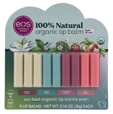 EOS Lip Balm Set: 9 Best-Selling Sticks for Ultimate Moisture