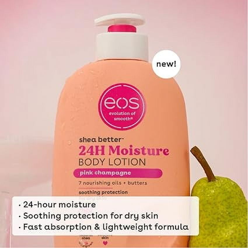EOS Shea Better Pink Champagne Collection Body Wash & Lotion Set - 16 fl oz - Shea Butter & Oil for Soft Skin