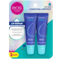 EOS The Hero Extra Dry Lip Balm Treatment 2-Pack - Hydrating Lip Care