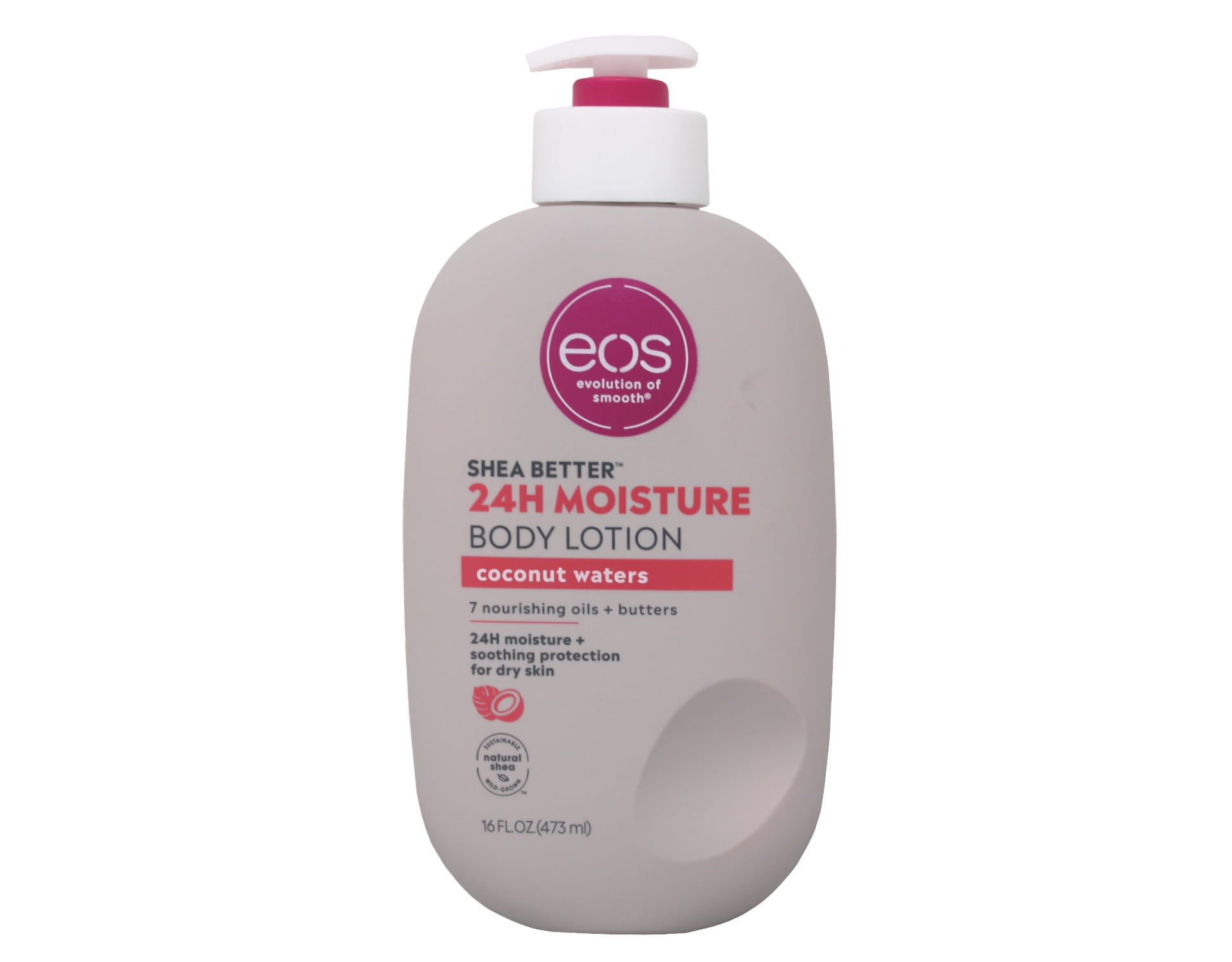 EOS Shea Better Body Lotion Coconut Waters 16 oz - Hydrating Moisturizer
