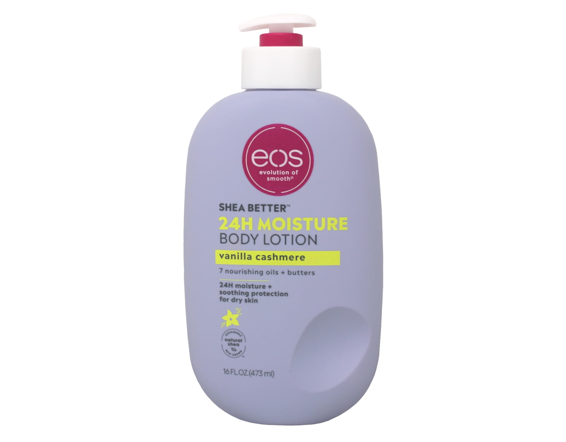 EOS Shea Better Body Lotion, Vanilla Cashmere 16 oz "2-Pack