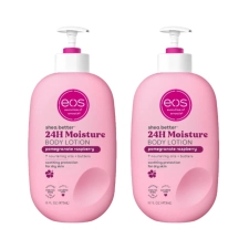 EOS Shea Better Body Lotion - Pomegranate Raspberry, 16 fl oz (2 pack), Hydrates Dry Skin
