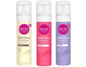 EOS Ultra Moisturizing Shave Cream Variety Pack: Pomegranate-Raspberry, Lavender Jasmine, Vanilla Bliss - 3 x 7.0 oz