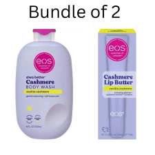 EOS Vanilla Cashmere Body Wash & Lip Butter Set - 16 fl oz, 0.35 fl oz