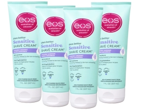 EOS Shea Better Shave Cream for Sensitive Skin with Colloidal Oatmeal - 7 fl oz, Pack of 4