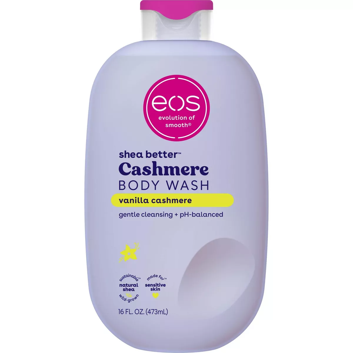 EOS Vanilla Cashmere Shower Bundle: Body Lotion, Body Wash, Shave Oil (Set of 3)"