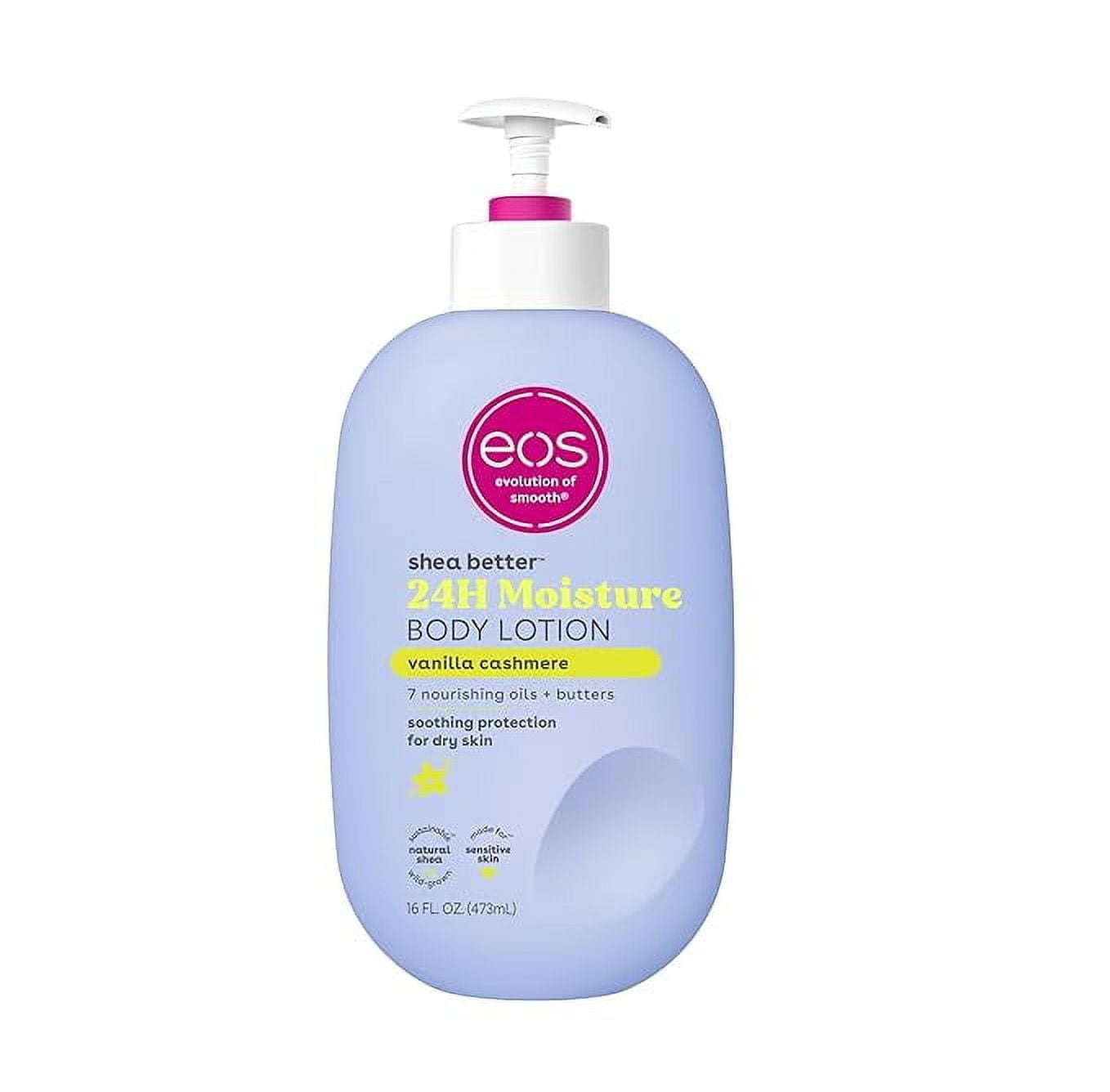 EOS Vanilla Cashmere Shower Bundle: Body Lotion, Body Wash, Shave Oil (Set of 3)"