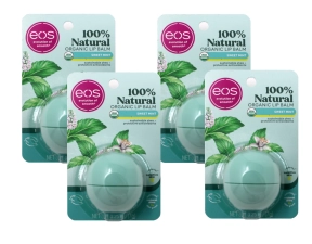 EOS Smooth Sweet Mint Lip Balm Spheres 0.25 oz "Set of 4