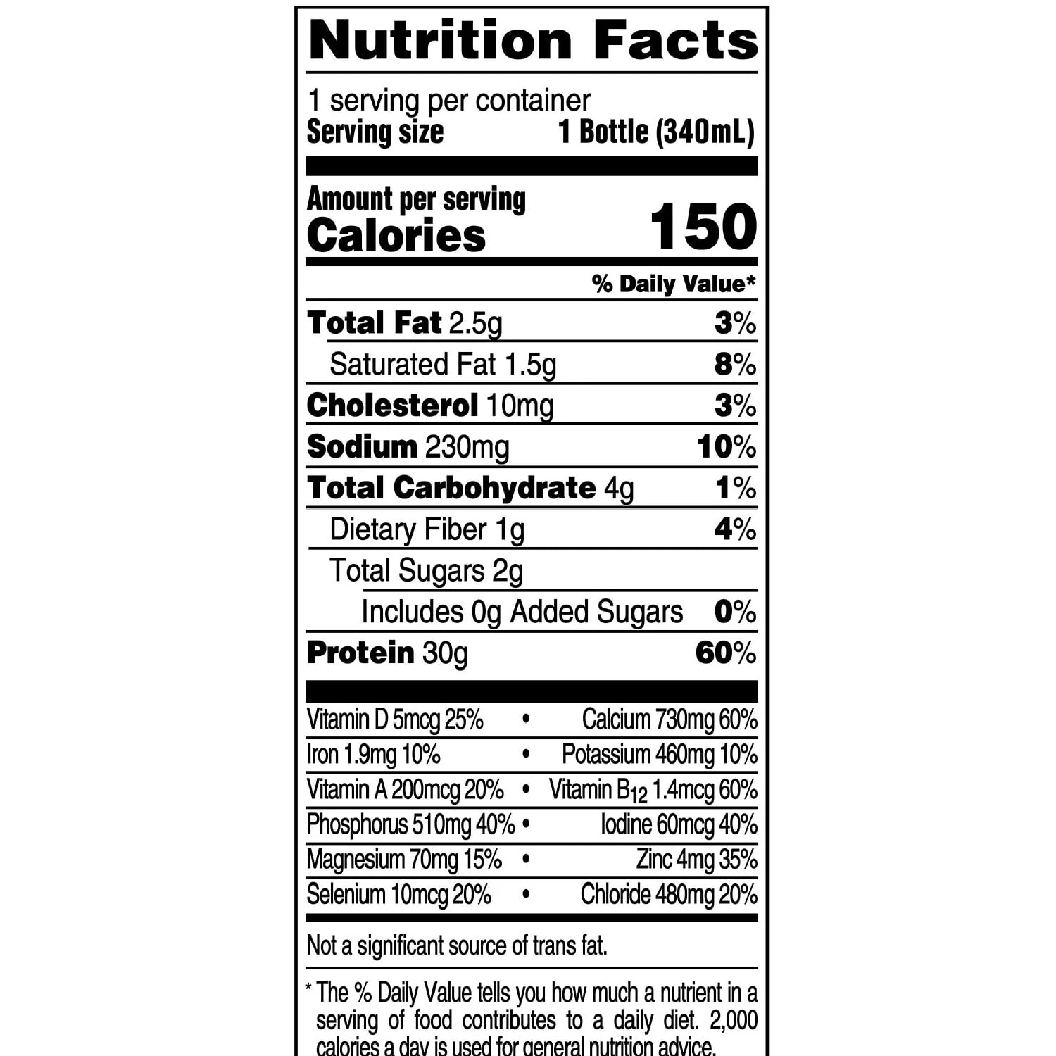 Fairlife Nutrition Plan Chocolate Protein Shake, 30g (11.5 fl. oz., 12 pk.)