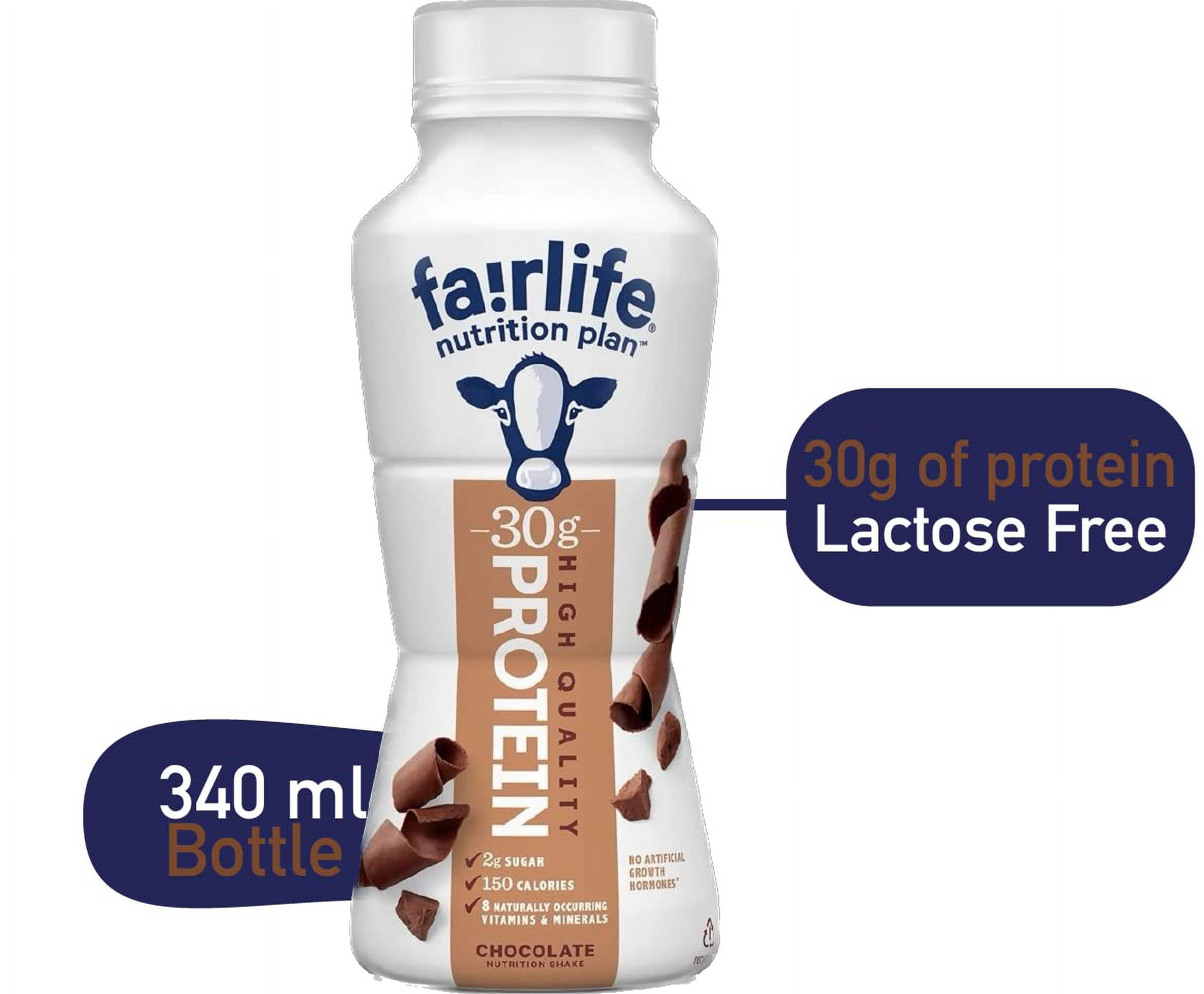 Fairlife Nutrition Plan Chocolate Protein Shake, 30g, 11.5 fl. oz (8 Pack)