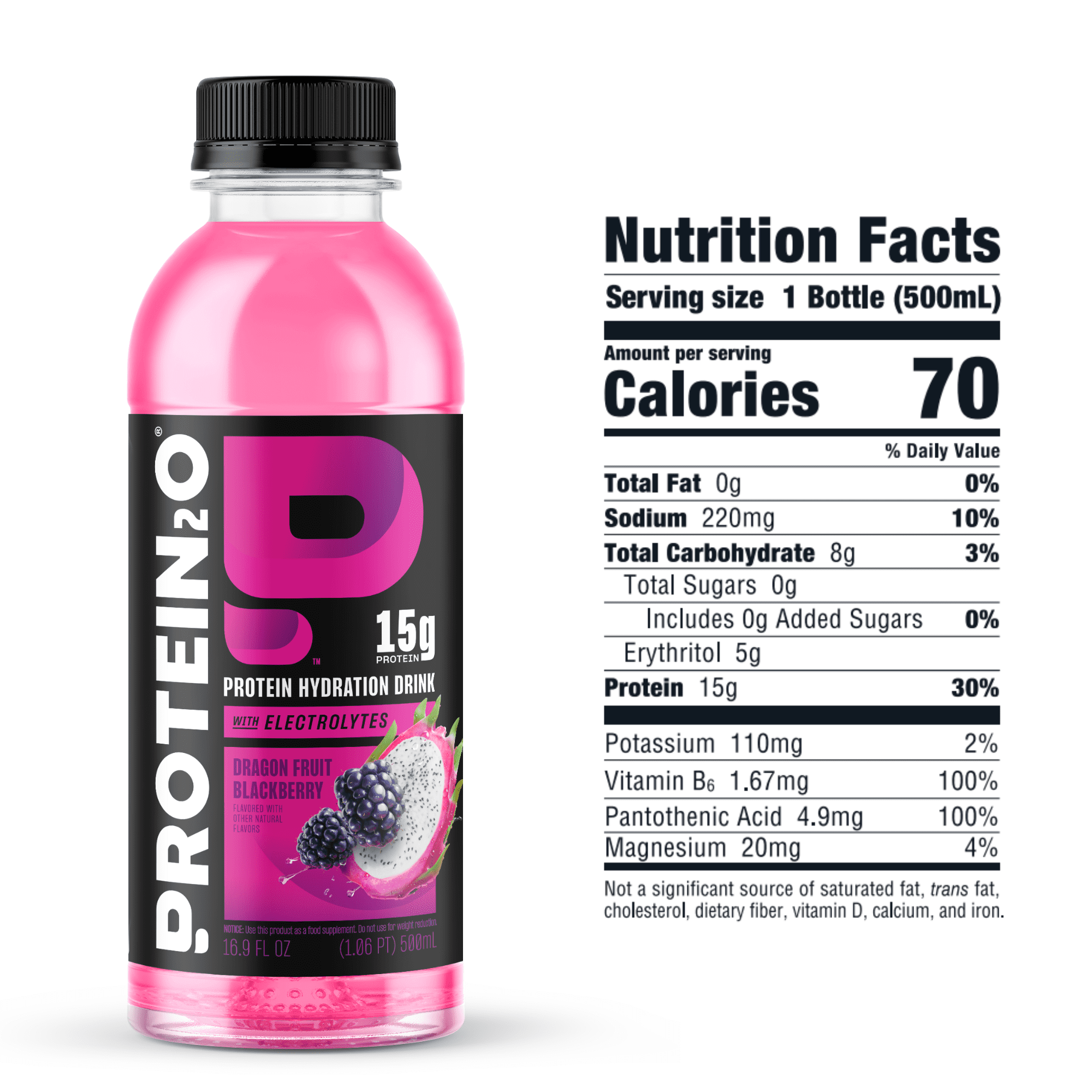 PROTEIN2O WHEY PROTEIN ISOLATE HYDRATION DRINK VARIETY PACK, 15G PROTEIN, ELECTROLYTES, VITAMINS, LOW SUGAR - 16.9OZ X12