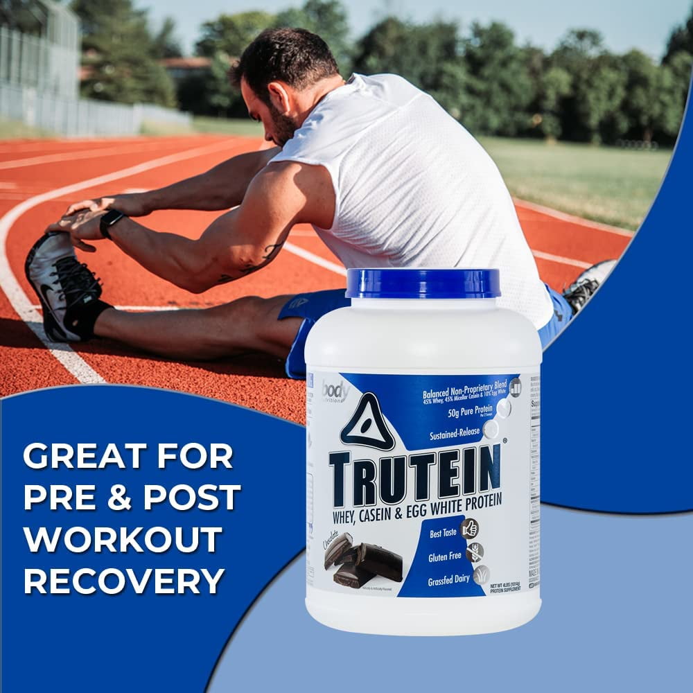 Body Nutrition Trutein Chocolate Protein Powder 4 lb. (1814g)