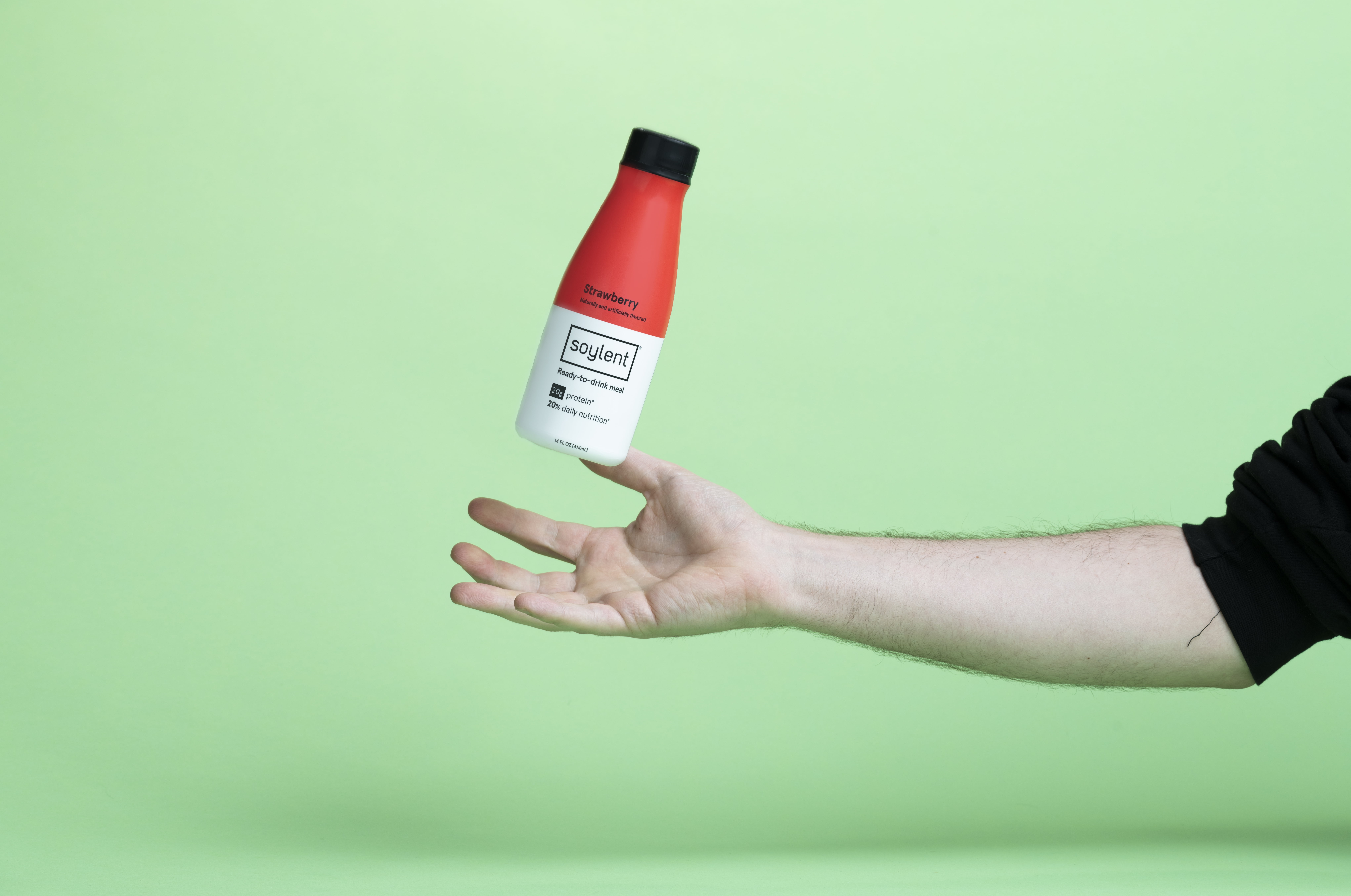 Soylent Strawberry Ready-to-Drink Shake 14 Oz - Meal Replacement