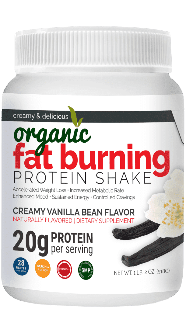 Maxımum Slim Organic Whey Protein Powder - Creamy Vanilla Fat Burning Shake
