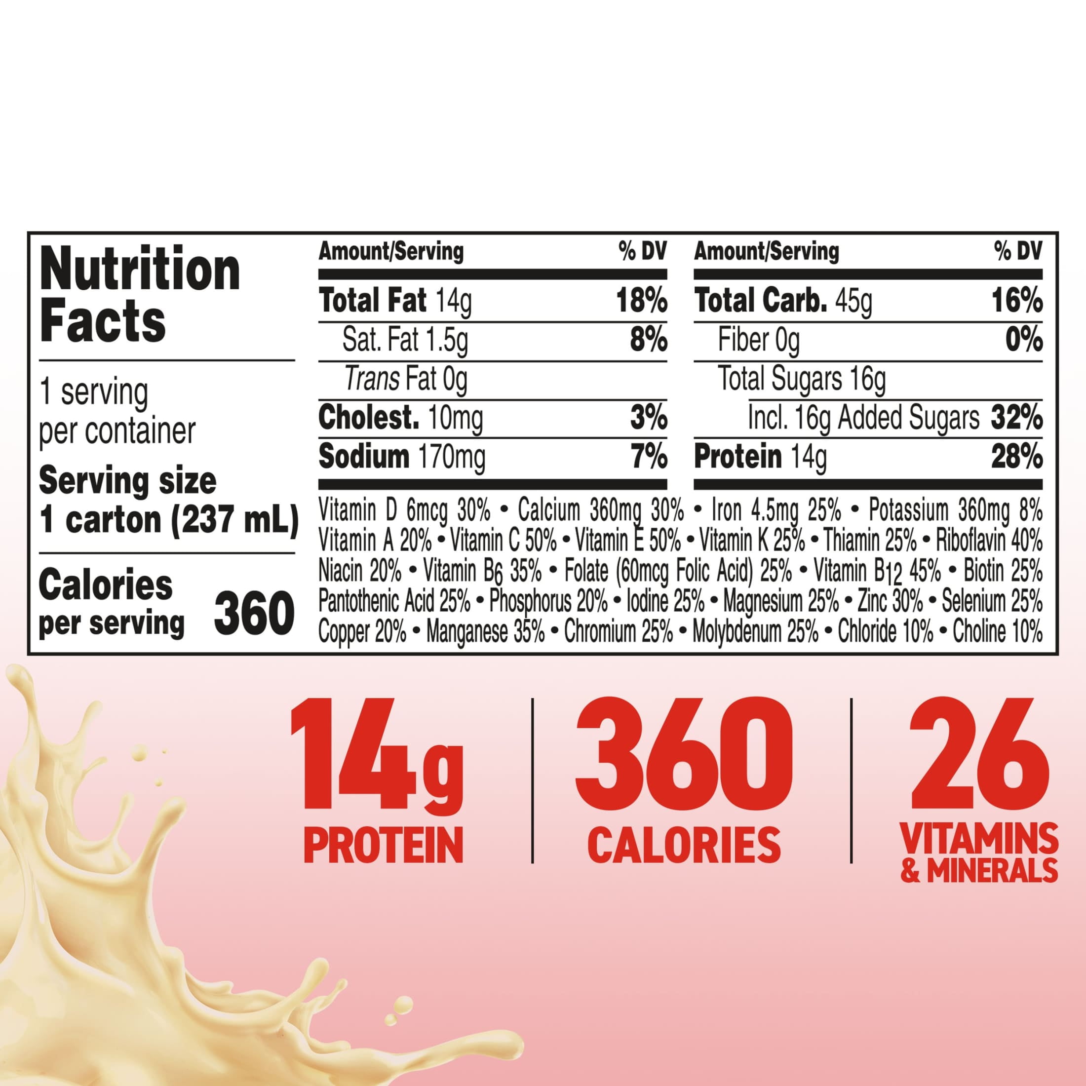 BOOST PLUS VERY VANILLA PROTEIN SHAKE, 8 FL OZ, 12 PACK