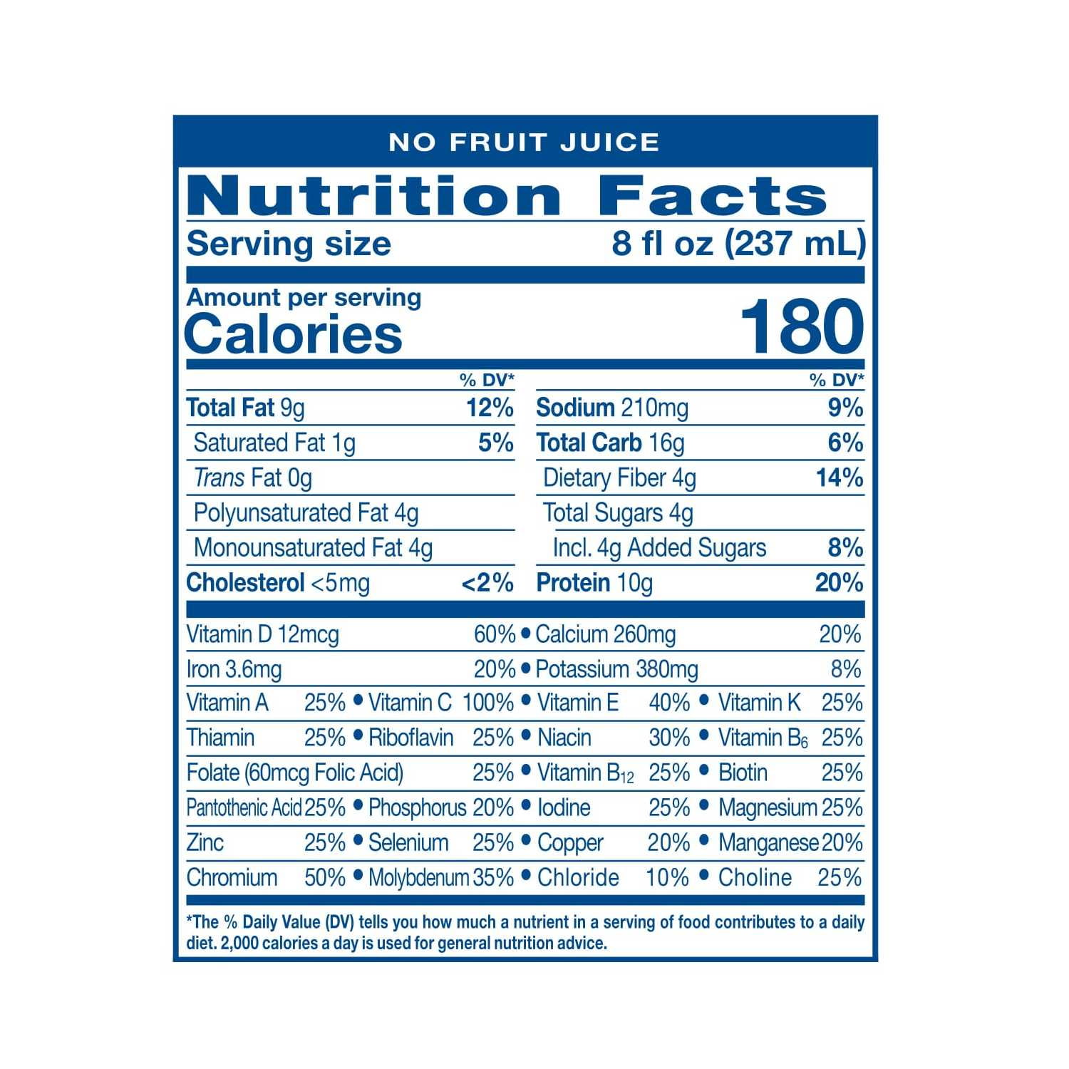 GLUCERNA ORIGINAL DIABETIC PROTEIN SHAKE, CREAMY STRAWBERRY, 8 FL OZ X 6