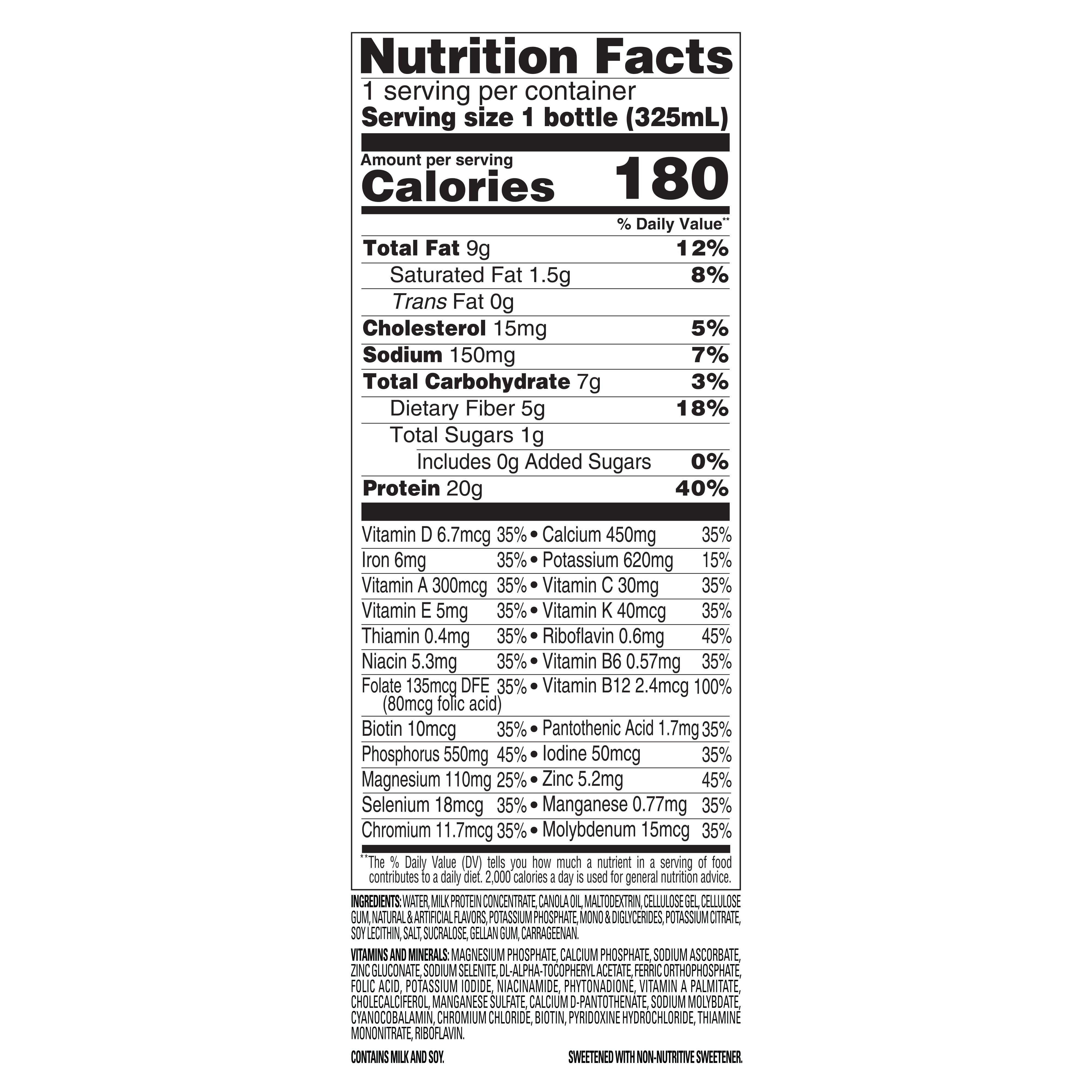SlimFast Vanilla Cream High Protein Shake, 11 Fl Oz Bottle, 8 Pack