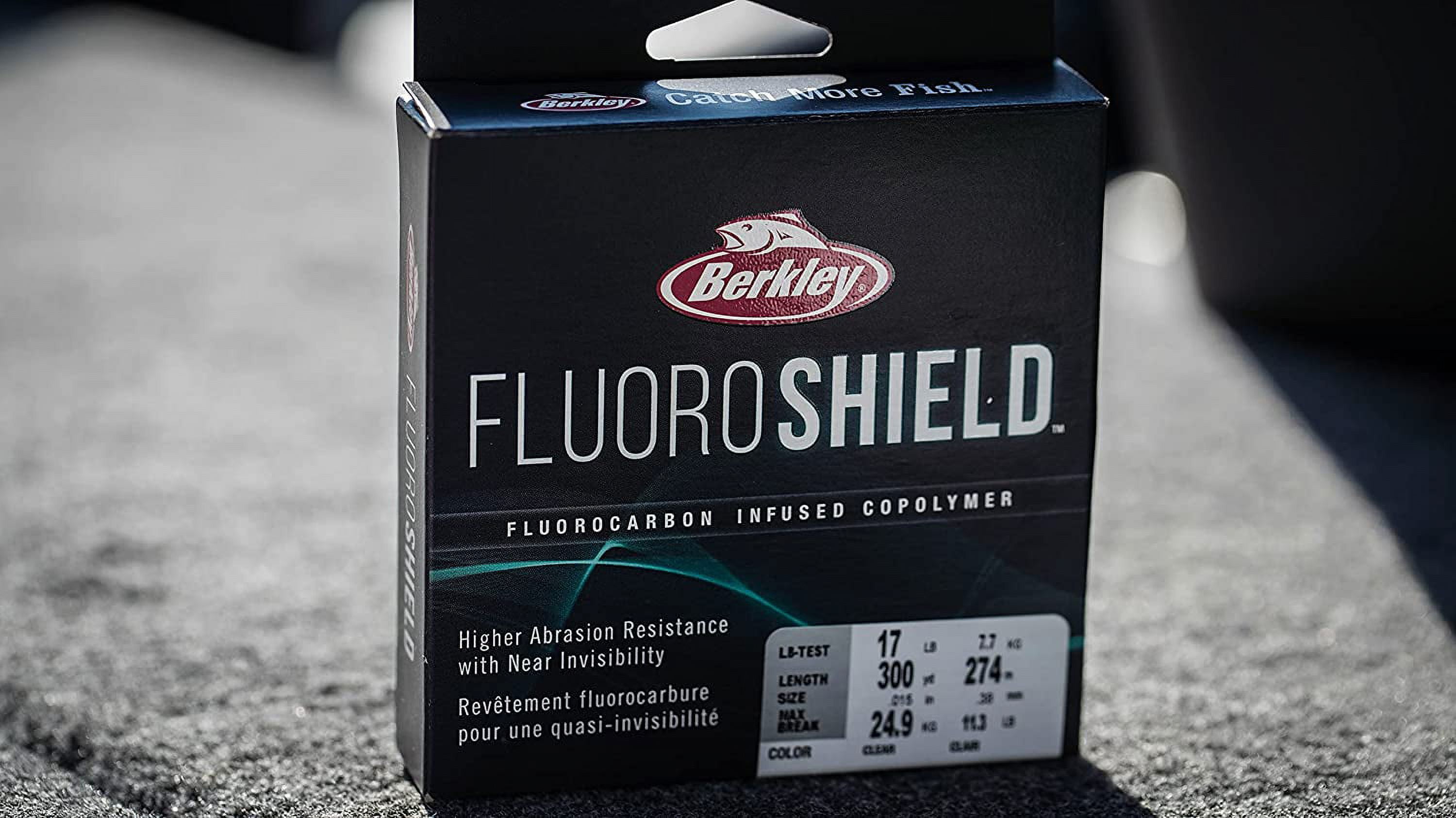 Berkley FluoroShield Clear 25lb 11.3kg Fishing Line - Premium Quality