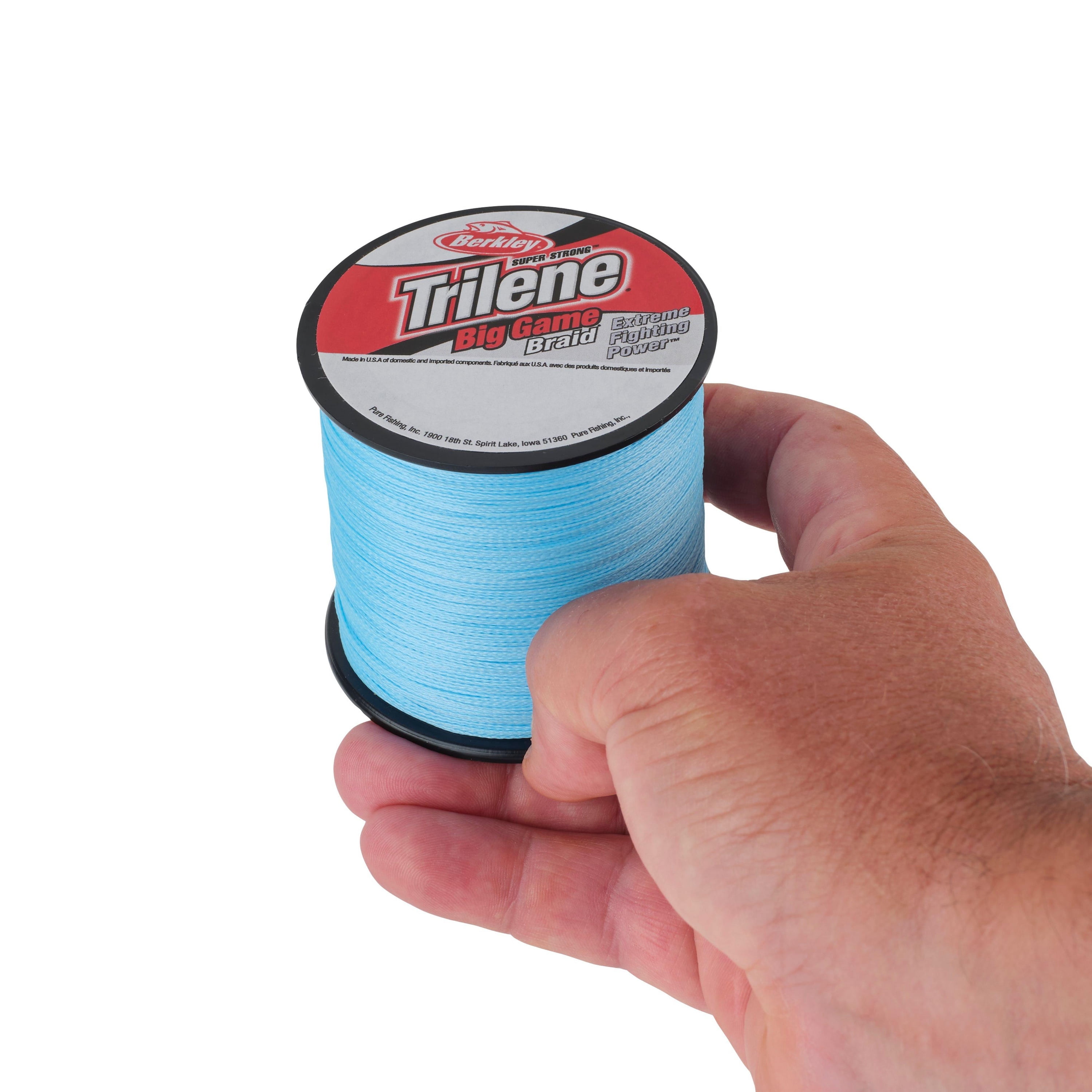 Berkley Trilene Big Game Braid Fishing Line, 50 lb Ocean Blue
