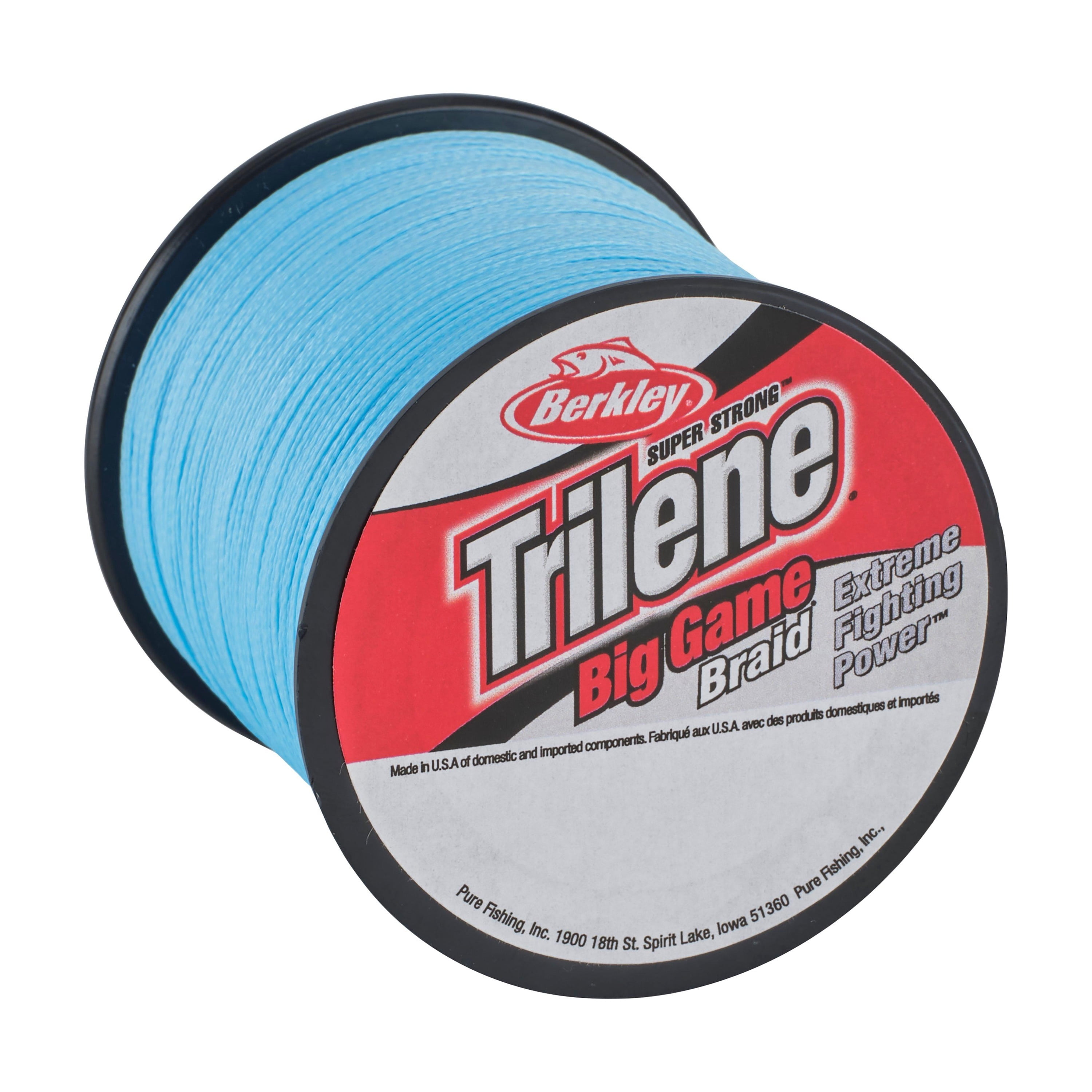 Berkley Trilene Big Game Braid Fishing Line, 50 lb Ocean Blue