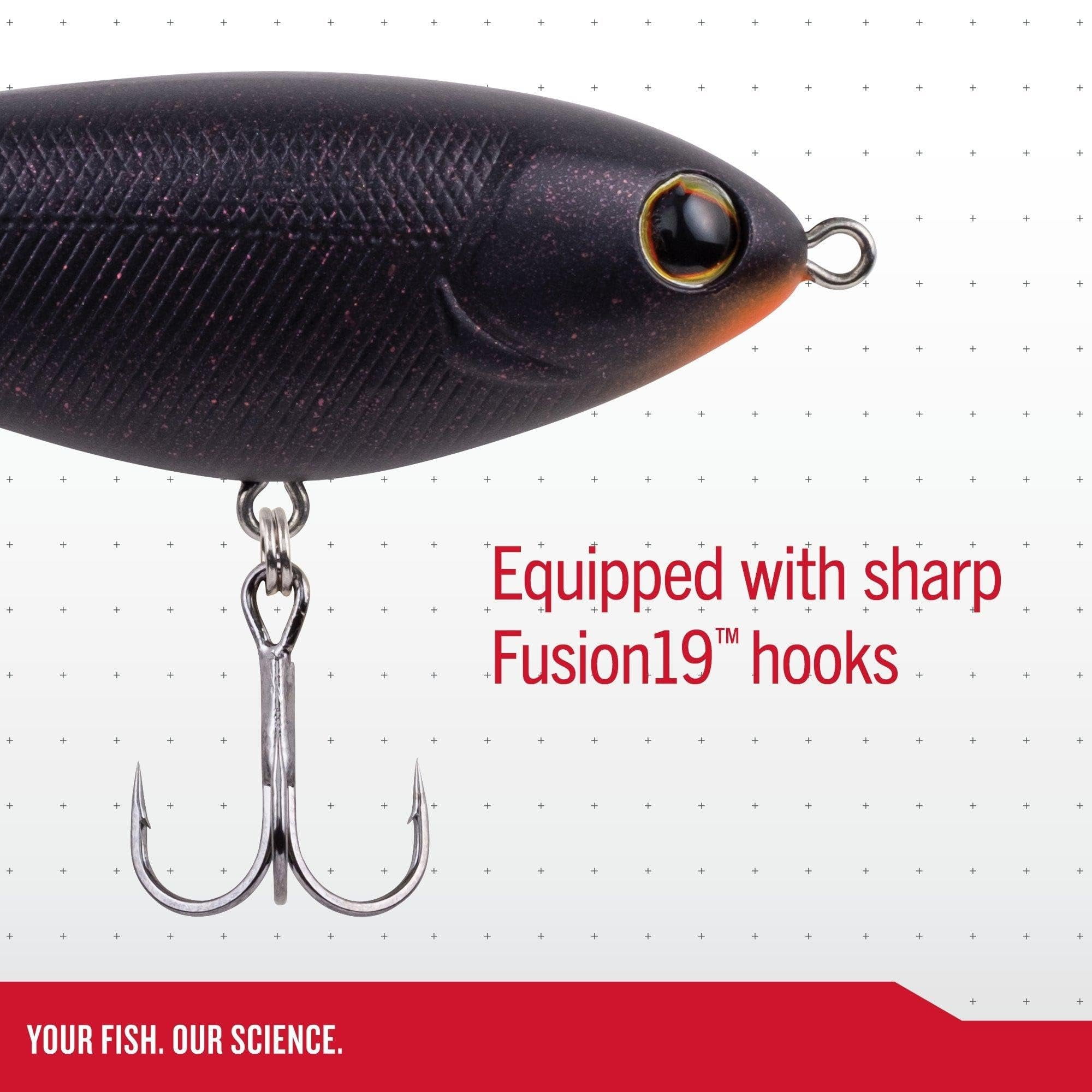 Berkley Choppo Topwater Fishing Lure in Perfect Ghost, Size 75