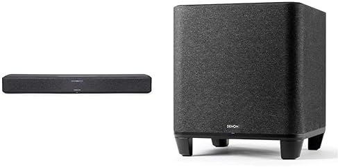 DENON HOME SOUND BAR 550 - 3D SURROUND SOUND, DOLBY ATMOS, DTS:X, ALEXA, HEOS, SUBWOOFER WITH DEEP BASS