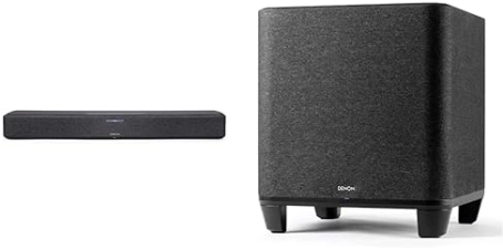 DENON HOME SOUND BAR 550 - 3D SURROUND SOUND, DOLBY ATMOS, DTS:X, ALEXA, HEOS, SUBWOOFER WITH DEEP BASS