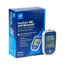 MEDLINE EVENCARE G2 BLUETOOTH BLOOD GLUCOSE MONITOR STARTER KIT