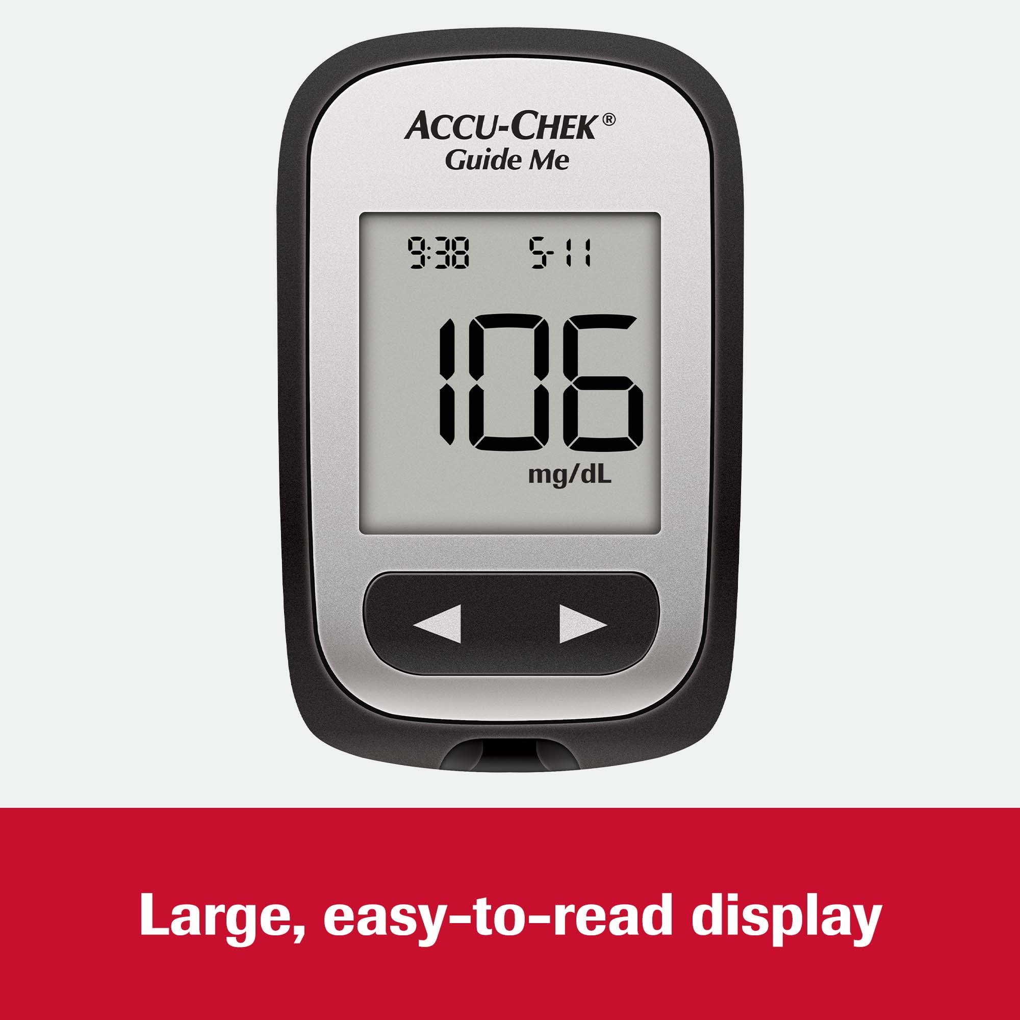 Accu-Chek Diabetes Monitor Kit: Myabetic James Case, Guide Me Meter, Lancets, Strips, Control Solution