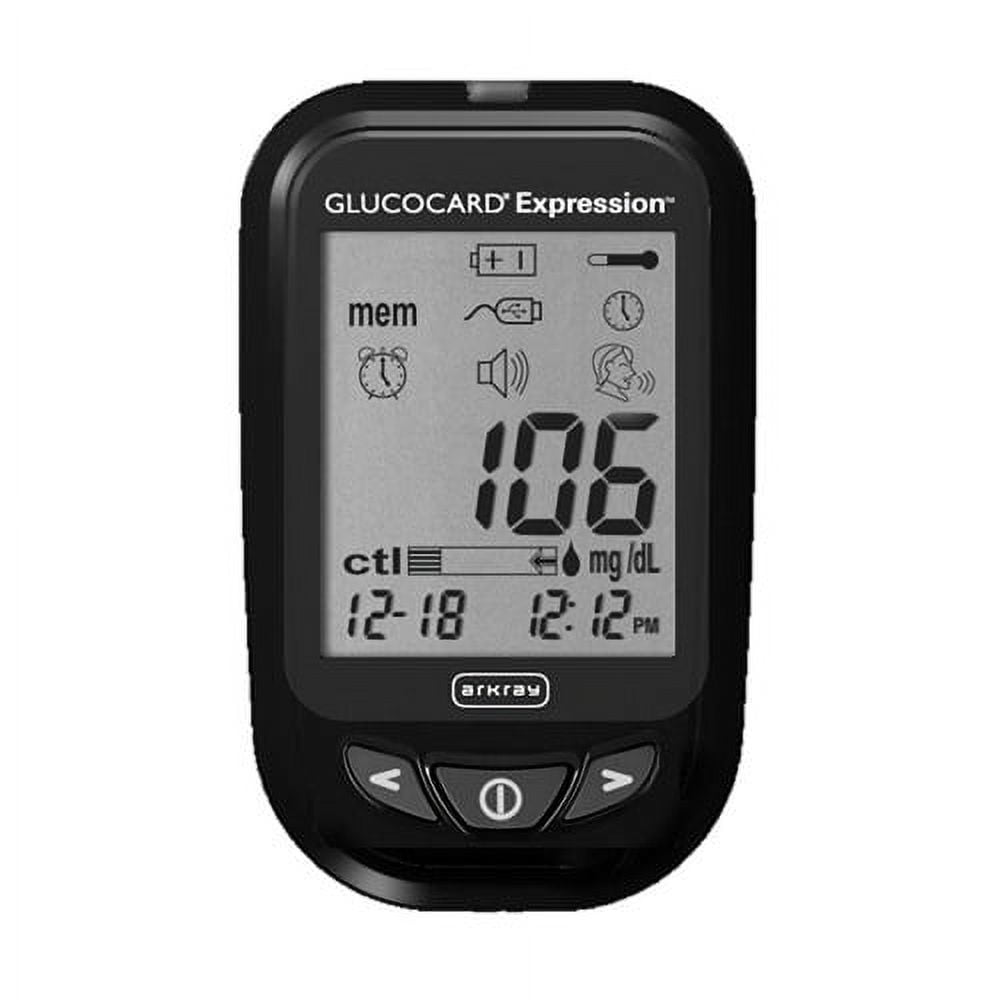 Arkray Glucocard Expression Blood Glucose Meter Kit - 6 Pack - 1 Each