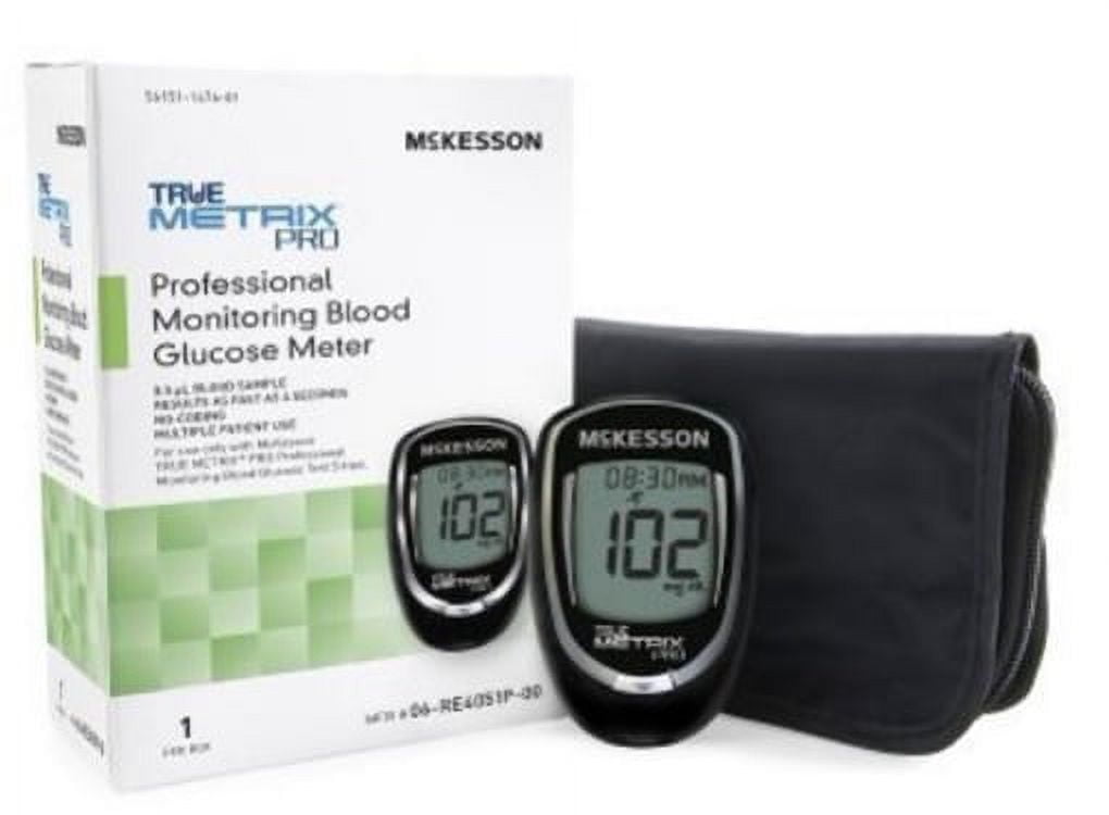 McKesson TRUE METRIX PRO Blood Glucose Meter - Professional Monitoring, 1/box