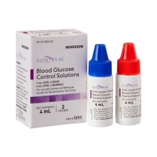 McKesson Quintet AC Glucose Meter Control Solution, 1 Ct - Level 1/2