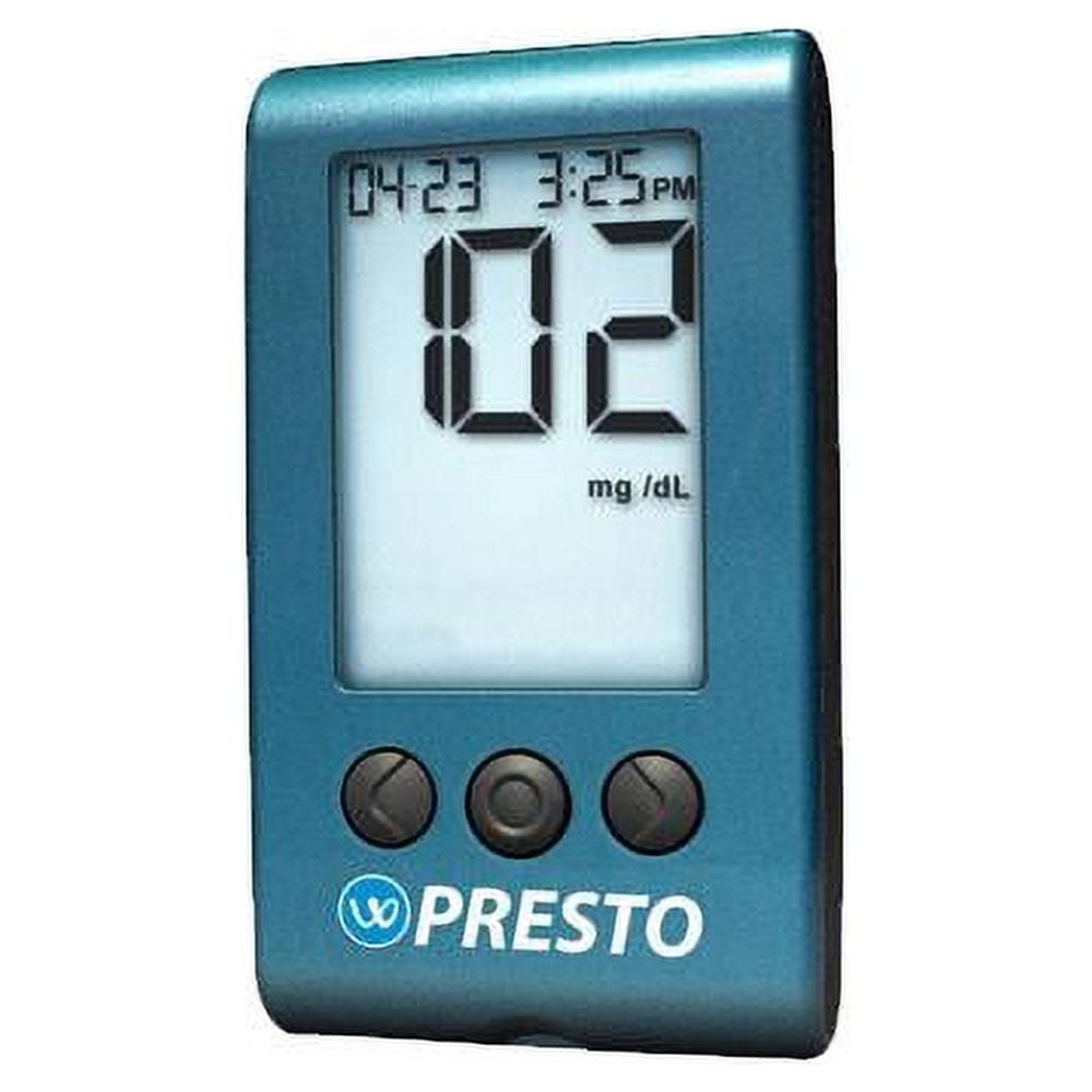 WAVESENSE PRESTO GLUCOSE METER KIT - ACCURATE BLOOD SUGAR MONITORING