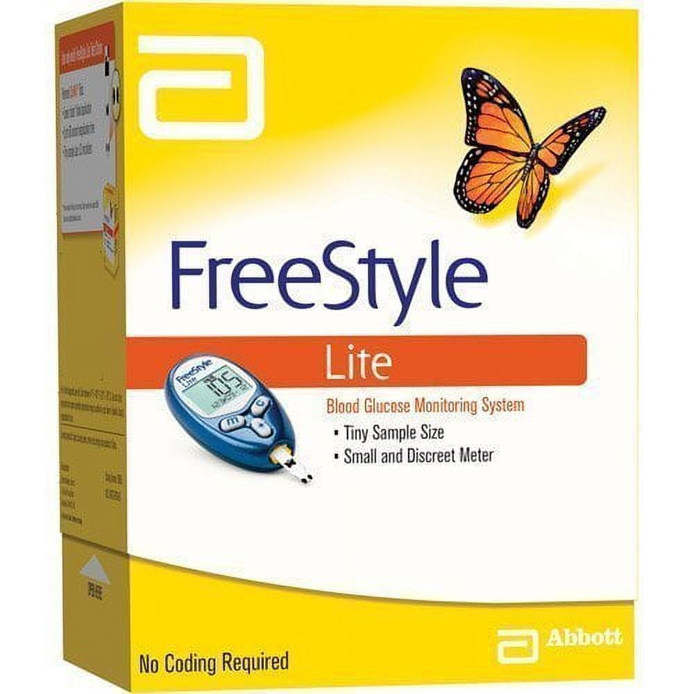 Freestyle Lite Blood Glucose Monitoring System for Easy Testing