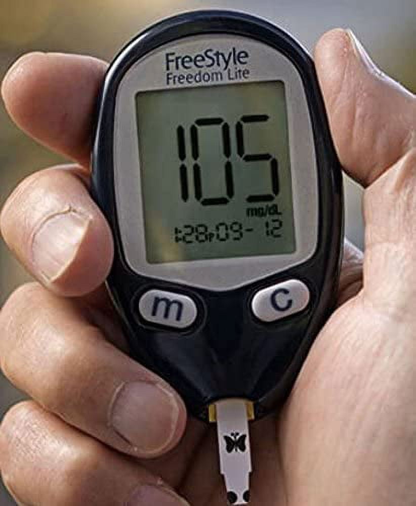 Freestyle Lite Blood Glucose Monitoring System for Easy Testing