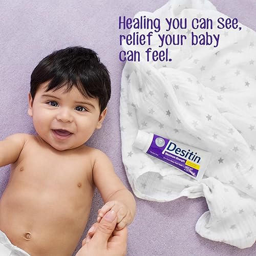 Desitin Maximum Strength Baby Diaper Rash Cream, 40% Zinc Oxide, 4.8 oz - Treatment, Relief & Prevention