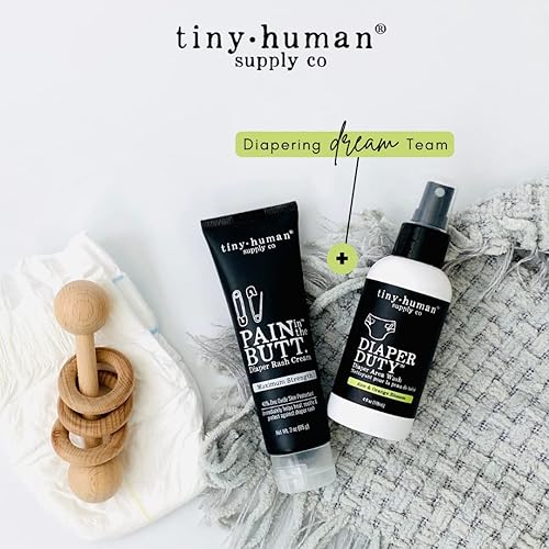 PAIN IN THE BUTT MAX DIAPER RASH CREAM, 40% ZINC OXIDE, 3-PACK - NATURAL INGREDIENTS, SOOTHING RAPID RELIEF