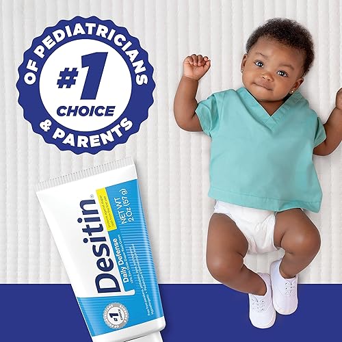 Desitin Daily Defense Baby Diaper Rash Cream with Zinc Oxide - Hypoallergenic, 4.8 oz