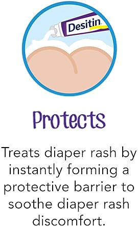 Desitin Maximum Strength Baby Diaper Rash Cream, 40% Zinc Oxide, Hypoallergenic, 4.8 oz