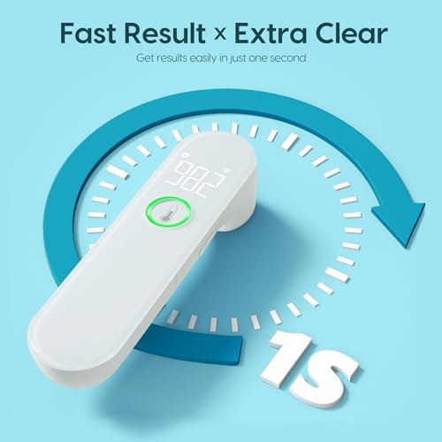 VIPROUD FAST ACCURATE THERMOMETER FOR ADULTS & KIDS, FEVER ALARM, MUTE MODE - FSA HSA ELIGIBLE