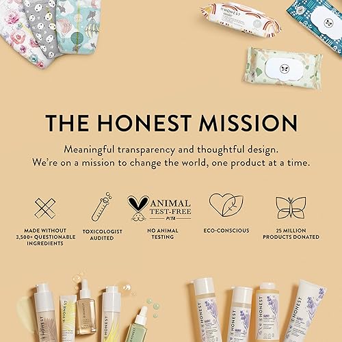 The Honest Company Sensitive Skin Diapers | Hypoallergenic & Fragrance-Free | Gender-Neutral Prints | Size 1 (8-14 lbs), 136 Count