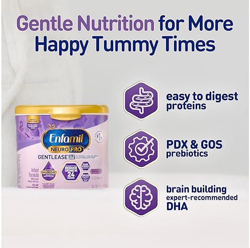 Enfamil NeuroPro Gentlease Baby Formula 19.5 Oz with DHA & Prebiotics