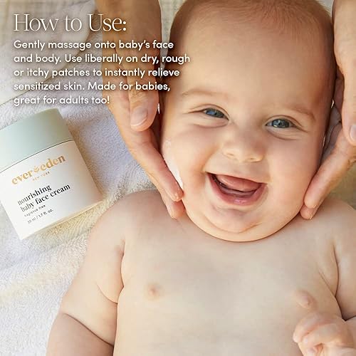 EVEREDEN NOURISHING BABY FACE CREAM 1.7 OZ. | NON-TOXIC & FRAGRANCE-FREE BABY LOTION