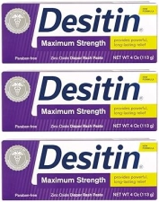 Desitin Maximum Strength Diaper Rash Paste 3-Pack (4 oz)