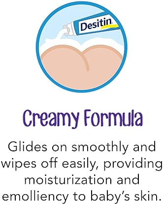 Desitin Daily Defense Baby Diaper Rash Cream 6-Pack, 13% Zinc Oxide, Treat, Relieve & Prevent Rash, Hypoallergenic, 4 oz