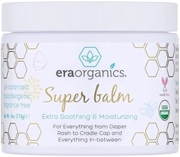 Era Organic Healing Baby Ointment for Sensitive Skin - USDA Certified (4 oz.)