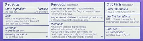Desitin Maximum Strength Baby Diaper Rash Cream 40% Zinc Oxide 1 oz Travel Size - Pack of 6