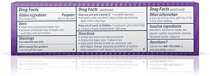 Desitin Maximum Strength Baby Diaper Rash Cream 40% Zinc Oxide 1 oz Travel Size - Pack of 6