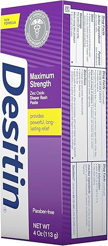 Desitin Maximum Strength Diaper Rash Paste 4 oz - Pack of 12