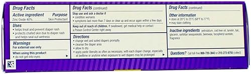Desitin Maximum Strength Diaper Rash Paste 4 oz - Pack of 12